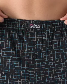 GINA Trenky volné, šité, potisk 75226P