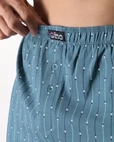 GINA Trenky volné bez zadního švu, šité, potisk 75221P