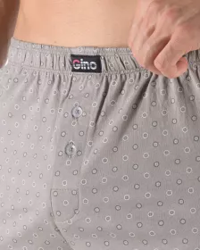 GINA Trenky volné nadměrné, šité, potisk 75232P