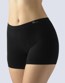 GINA dámské boxerky vyšší, kratší nohavička, bezešvé, klasické, jednobarevné Bamboo Soft 03016P