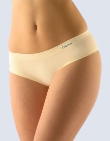 GINA dámské kalhotky francouzské, bezešvé, bokové, jednobarevné MicroBavlna 04004P