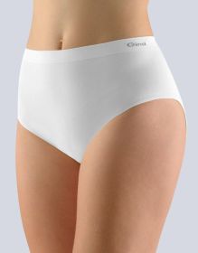 GINA dámské kalhotky klasické ve větších velikostech, větší velikosti, bezešvé, jednobarevné MicroBavlna 01000P