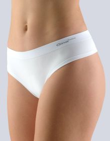 GINA dámské tanga francouzská, francouzské, bezešvé, bokové, jednobarevné Bamboo PureLine 04026P | bílá L/XL, bílá M/L, bílá S/M, černá L/XL, černá M/L, černá S/M, tělová L/XL, tělová M/L, tělová S/M