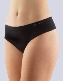 GINA dámské tanga francouzská, francouzské, bezešvé, bokové, jednobarevné Bamboo PureLine 04026P - bílá S/M