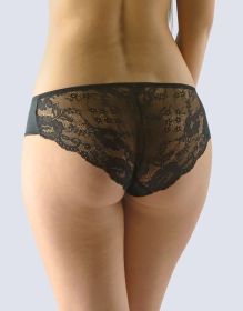 GINA dámské kalhotky francouzské, šité, bokové, s krajkou, jednobarevné La Femme 2 14113P