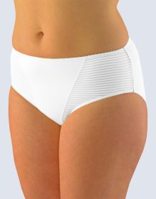 GINA dámské kalhotky klasické ve větších velikostech, větší velikosti, šité, jednobarevné 11054P